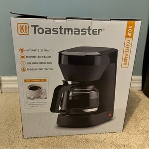 NEW Toastmaster 5 cup coffee maker